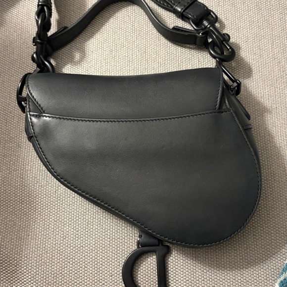 Dior Ultra Matte Mini Saddle Bag with Strap - Picture 6 of 7